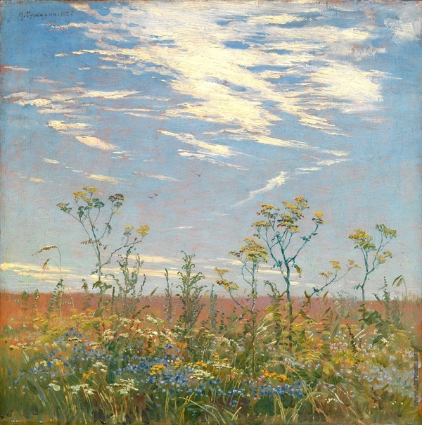 Михаил Маркелович Гужавин(1888 - 1929) Родился в д.Гужавино Вятской губернии. Учился в АХ (ВХУ при АХ) с 1911 по 1917 у Н.Н. Дубовского. В 1917 за пейзаж «Тихая ночь» получил звание художника,