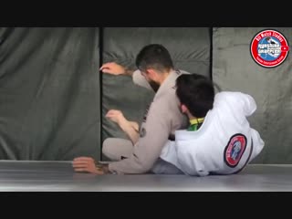 Deep Half Guard - Lapel Back Take