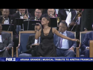 Ariana Grande - 'Natural Woman' at Aretha Franklin's funeral