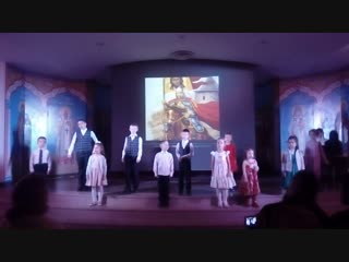 Музыкальное поздравление воскресной школы Войскового собора Краснодара, 9 декабря 2018 года.