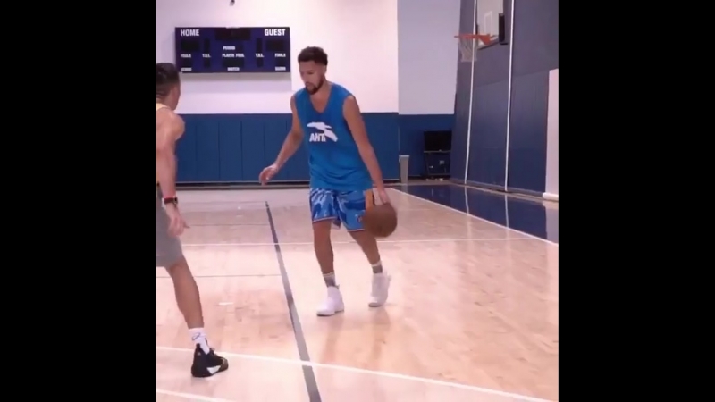 Klay dribbling is a scary sight