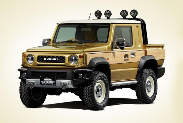 Новый Suzui Jimny: теперь пикап и внедорожник для выживания в глуши Компания Suzui привезет на автосалон в Токио два прототипа, которые построены на базе внедорожника Jimny нового поколения.