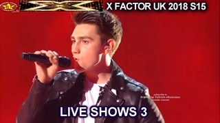 Brendan Murray “Young Blood” with New Hair Cut & HE'S BACK The Boys | Live Shows 3 X Factor UK 2018