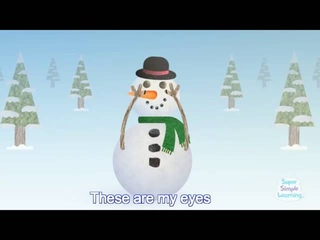 I'm Little Snowman with lyrics English learning for kids