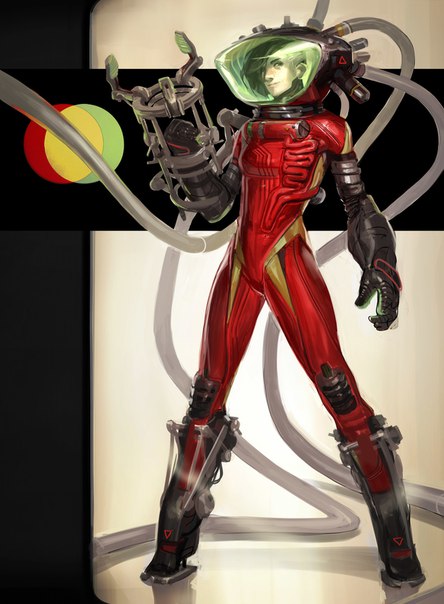 Spacesuits by #FredAugis
