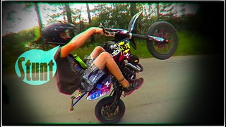 Покатушки и стант на питбайке | stunt pit bike 125 | dirt bike wheelie