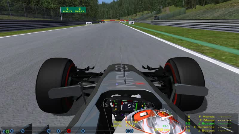McLaren Mercedes Pole Belgium GP