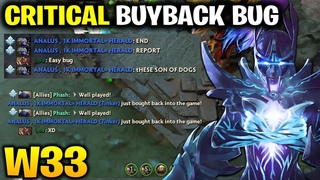W33 Phantom Assassin - Critical Buyback BUG