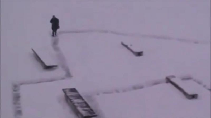 Прикол со снегом!