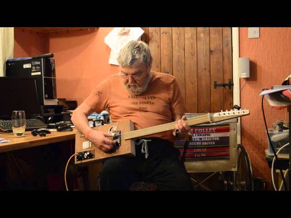 Jimbos 3x2 string cigar box guitar