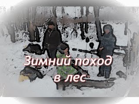 Лыжный поход на озеро Пыжма.