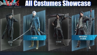 DMC 5 All Costumes Unlocked (Vergil Dante Nero Lady Trish Nico) - Devil May Cry 5 2019