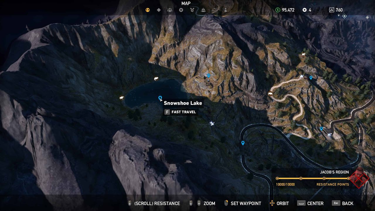 озеро Снегоступ в Far Cry 5