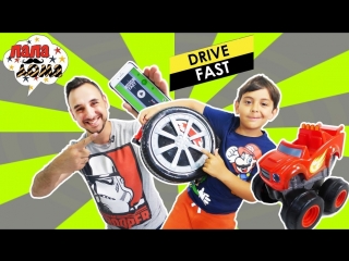 Папа Дома • Папа Роб Ярик и Вспыш играют в #ГОНКИ в приложении DRIVE FAST!