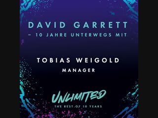 Companions of the last 10 years - Tobias Weigold-Wimmer