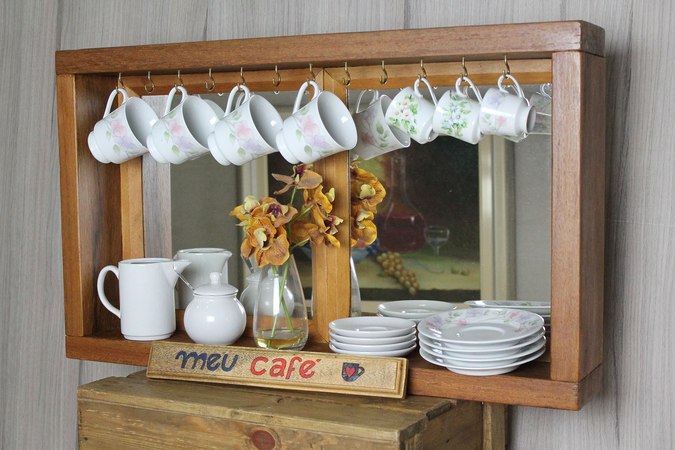 Estante para café