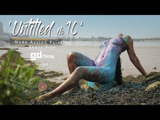 10 Nude Art Ebony Action Body Painting 'Untitled No.10' • GD Films • BMPCC 4K Deep House