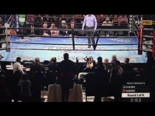 Ryan Songalia - First time I’ve ever seen this - heavyweight boxer Curtis Harper