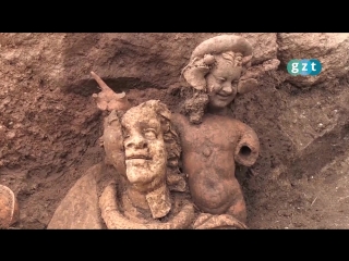 В Орду нашли три статуи возрастом 2 тыс.100 лет