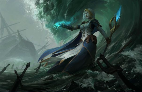 Jaina Proudmoore by #QichaoWang
