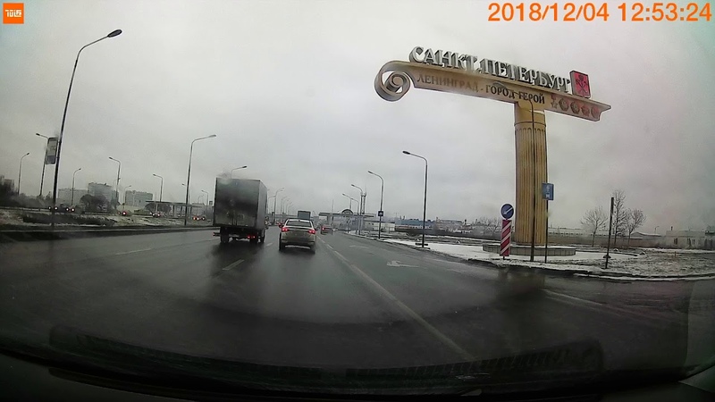 Авария попал под фуру СПб кад