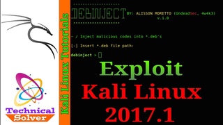 Debinject - Inject backdoor in deb file to Exploit Kali Linux 2017.1
