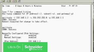 Configuring APC NMC2 via Terminal Emulation | Schneider Electric Support