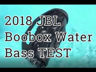 2018 JBL Boombox Water Bass Test - портативная водонепроницаемая колонка✈🌴☀