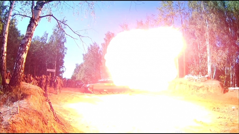 Выстрел танка