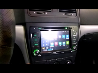 Магнитола LeTrun 1770 на Skoda Yeti 2010 года