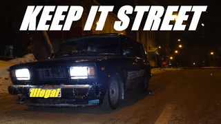 illegal street drift in Nizhny Novgorod
