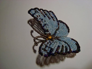 Бабочка из бисера №2. // Часть 2/5. // Бисероплетение. // Butterfly Bead.