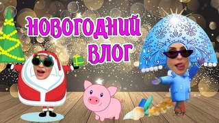 ВЛОГ НОВОГОДНИЙ. ГОТОВЛЮ ОЛИВЬЕ И ГЛИНТВЕЙН С ДЕДОМ МОРОЗОМ И СВИНЬЕЙ. ПРИМЕРИЛА ПЛАТЬЕ СНЕГУРОЧКИ