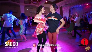 Aleksandra Kuznetsova and Igor Kim Salsa Dancing in Lendvorets at The Third Front 2018, Fri 03.08.18