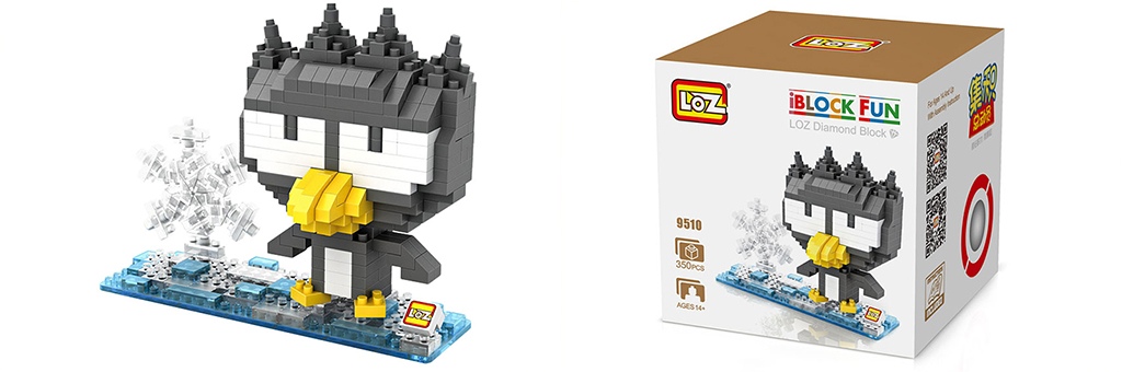 Конструктор LOZ Diamond Block iBlock Fun "Badtz-Maru" 9510 Конструктор LOZ Diamond Block iBlock Fun "Badtz-Maru" 9510