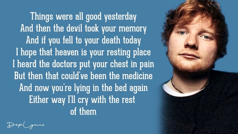 Ed Sheeran - Afire Love (Lyrics)