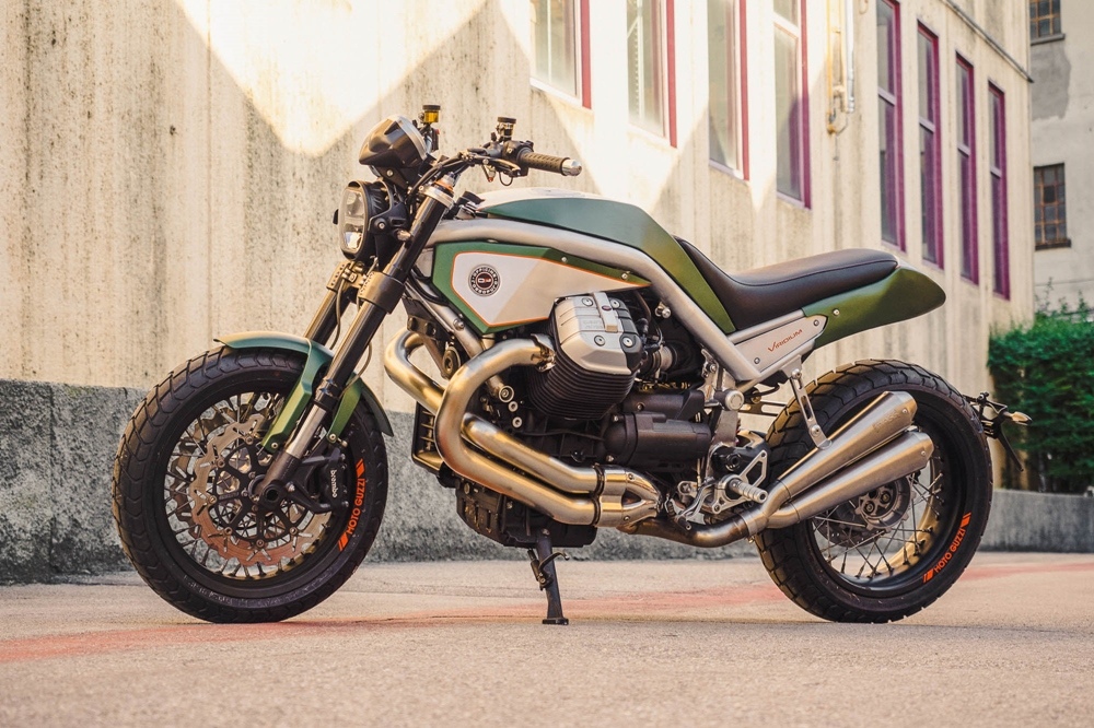 Officine Rossopuro: кастом Moto Guzzi Griso Viridium