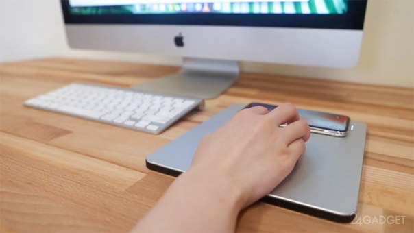 PowerDock: коврик для мыши и powerbank с опцией беспроводной зарядки