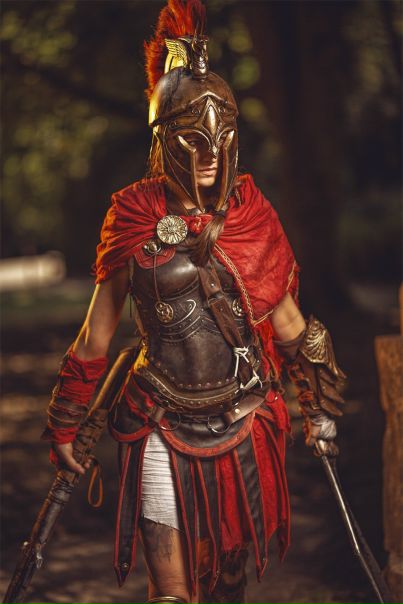 Кассандра и Алексиос. Образ героев Assassin’s Creed Odyssey от косплееров с никами MsSkunk и RBF-productions-NL.