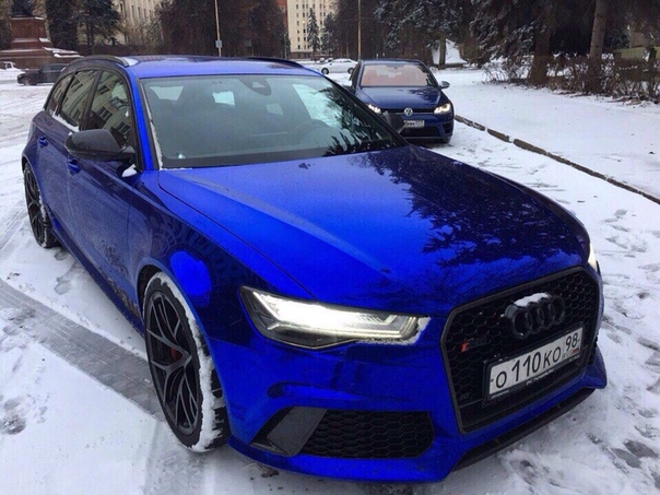 Audi RS6 в потрясающем цвете 