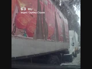 Видео момента ДТП на улице Победы