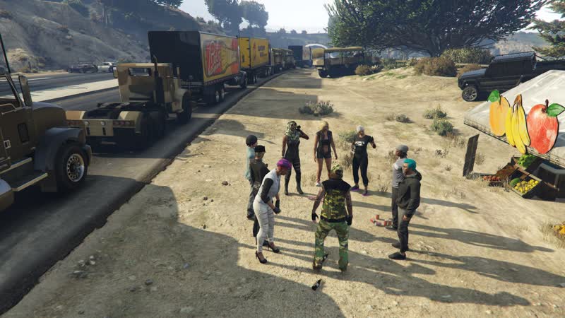 GTA V гонка глиномесов.