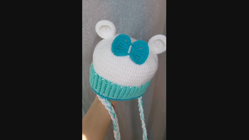 Шапочка Pini Mini бирюза 2