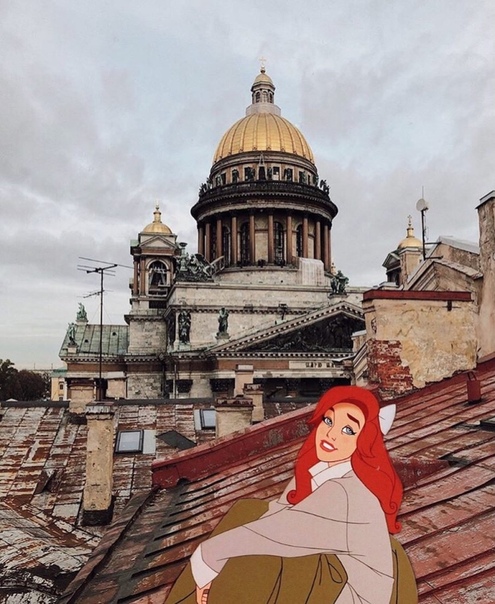Петербурженка ведёт блог в Instagram в нём по городу гуляют диснеевские принцессы Жительница северной столицы Вероника под ником howtobenia ведет блог в Instagram в нем по городу гуляют