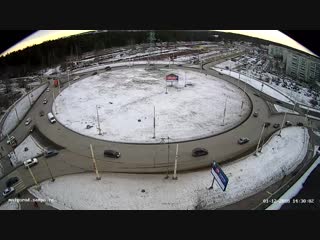 Дтп на кольце Лососинское-Лесной 01.12.2018, в 14:29:45
