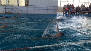 Победный заплыв Льва Голева 100 м на спине
