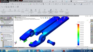 SolidWorks simulation расчет сборки
