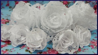 DIY | Tortenspitzen Papierblumen | Hochzeits Party Dekoration | Paper doily craft | Flower Wedding