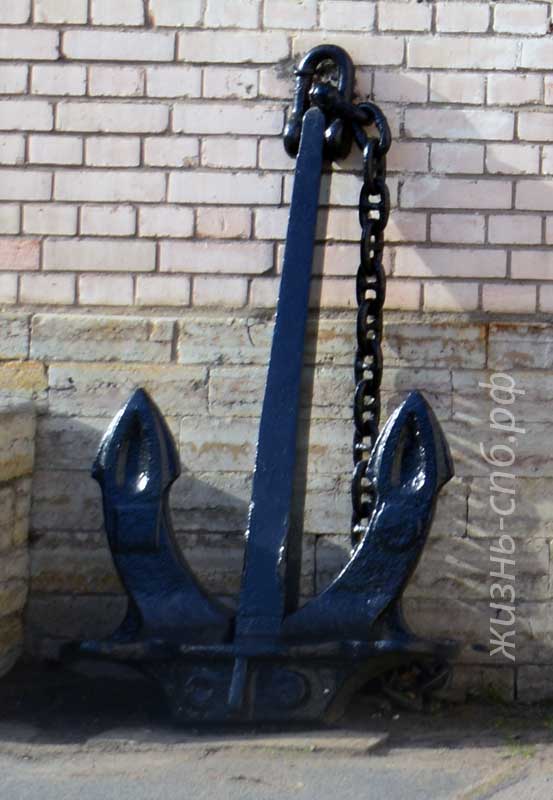 якоря на входе ЦНИИ КВМФ