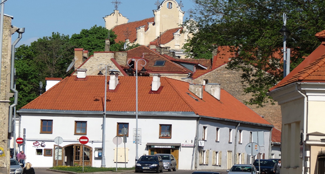 Каменные дома в Вильно